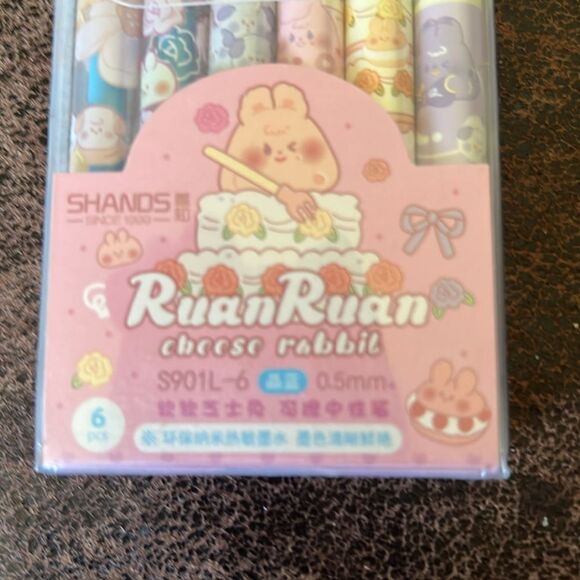 Ruan Ruan Cheese Rabbit Pens Set of 6 - Picture 4 of 5